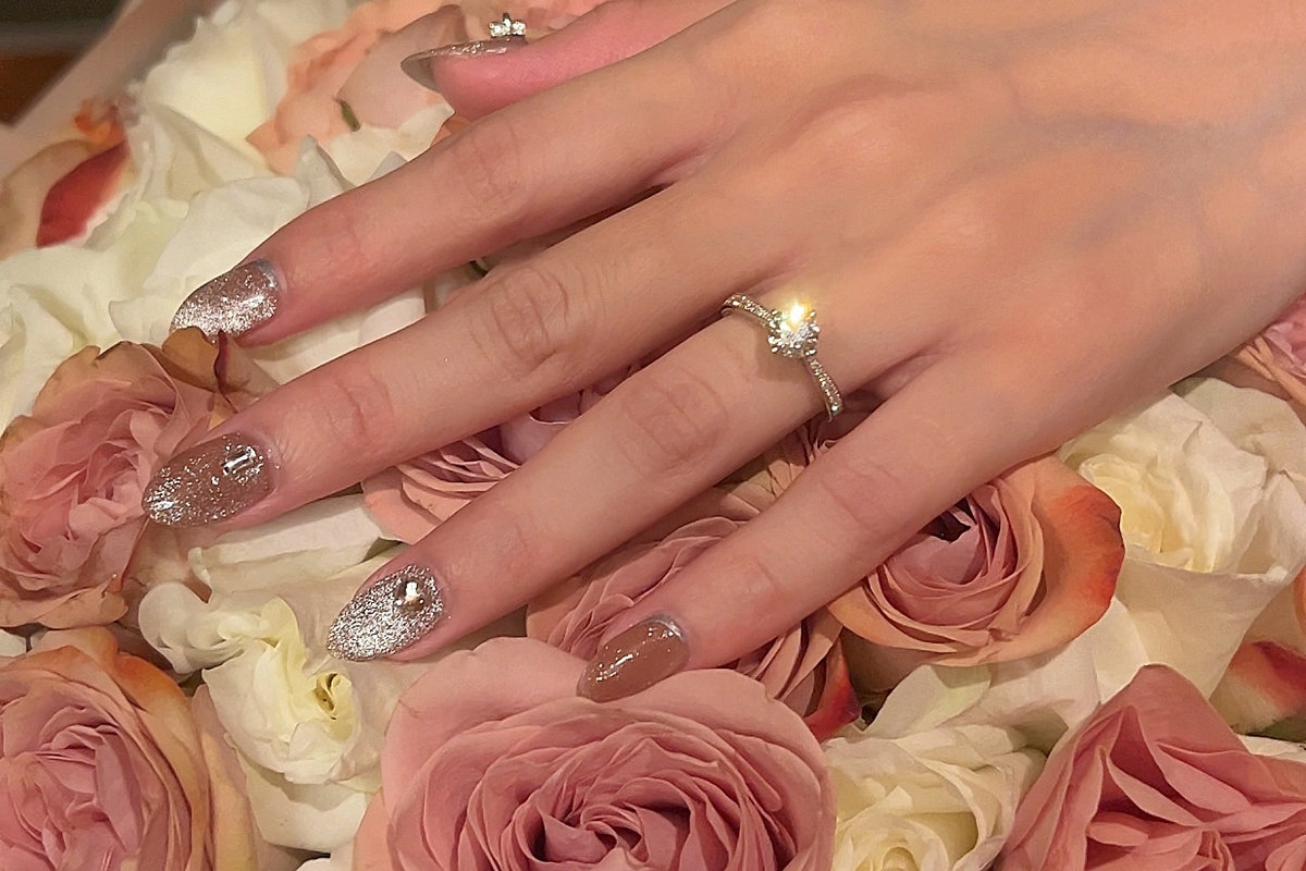 Wedding nails ideas for brides